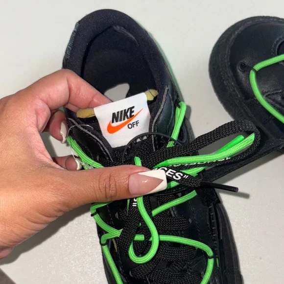 🖤💚Off white Nike collab size 8 blazers - Picture 8 of 9
